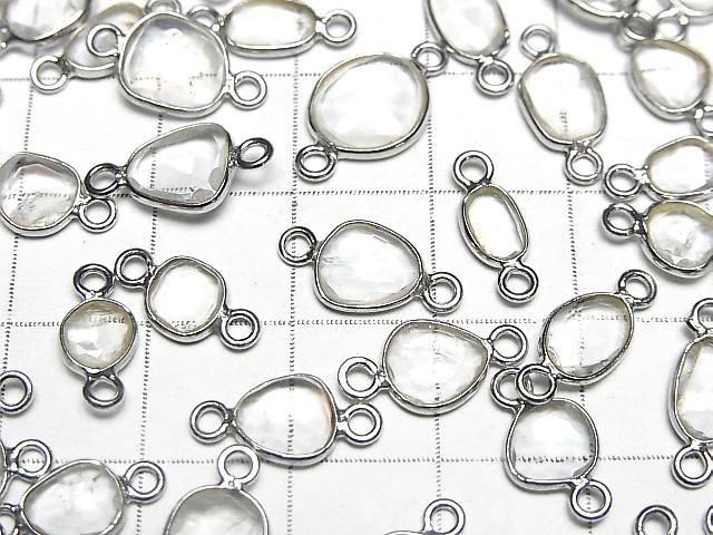 【動画】宝石質アンデシンラブラドライトAA++ 枠留めフリーフォーム ローズカット 【両カン】 SILVER925 5個 サムネイル2