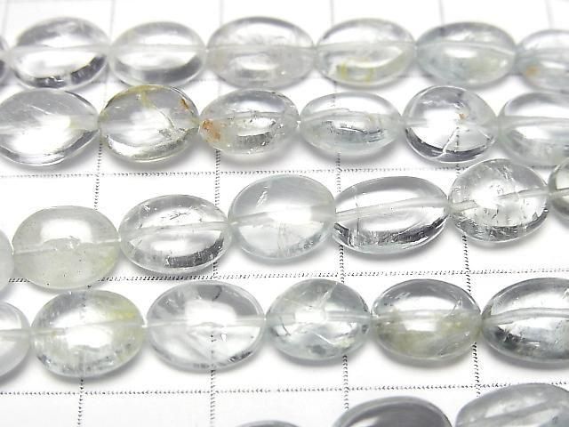 【動画】宝石質ベリルミックス(マルチカラーアクアマリン)AA++ オーバル 1連(約18cm) サムネイル2