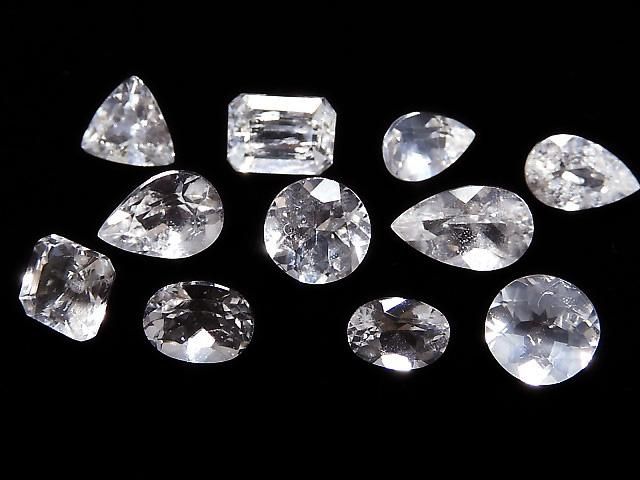 【動画】【1点もの】フェナカイト ルース ファセットカット 11粒セット NO.50の画像