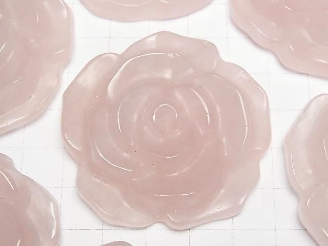 【動画】ローズクォーツAA++ 薔薇(穴なし) 51mm 1枚 サムネイル2