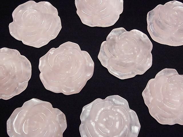 【動画】ローズクォーツAA++ 薔薇(穴なし) 51mm 1枚 サムネイル4