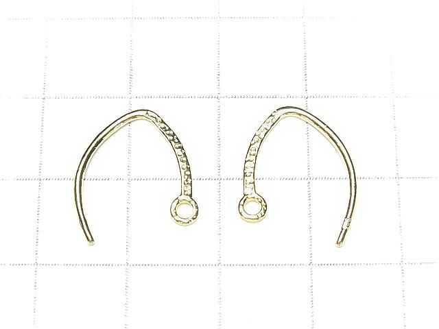 Silver925 ピアスフック17×12mm 【純銀仕上げ】【ロジウム】【18KGP】 1ペア サムネイル4