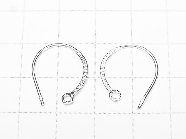 Silver925 ピアスフック18×15mm 【純銀仕上げ】 1ペア サムネイル3