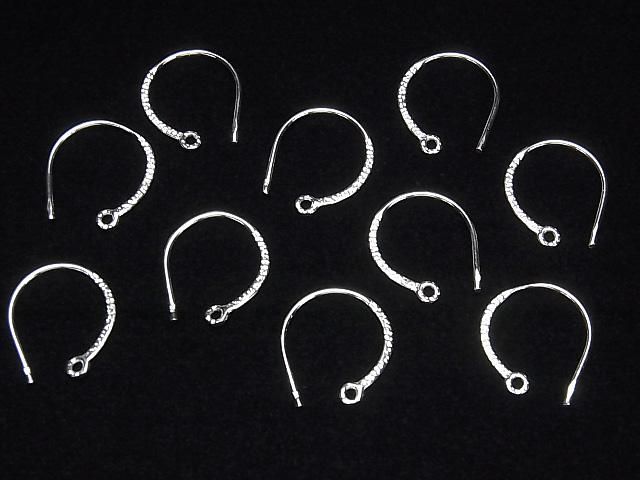 Silver925 ピアスフック18×15mm 【純銀仕上げ】 1ペア サムネイル4