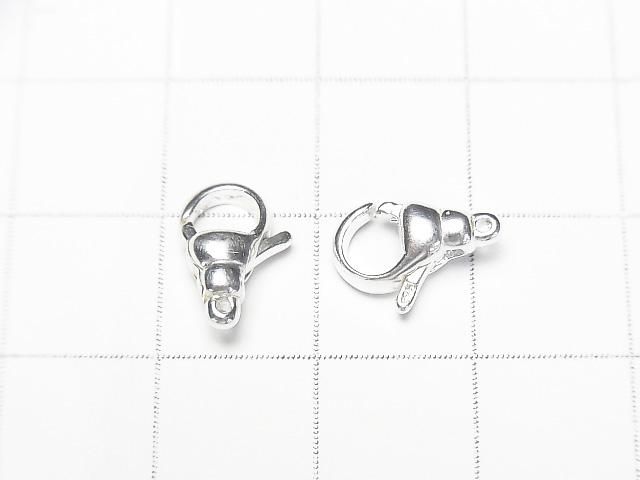 Silver925 カニカン11×8×4mm 【純銀仕上げ】【ロジウム】【18KGP】 1個 サムネイル2