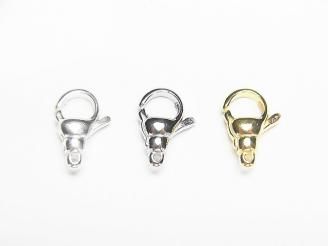 Silver925 カニカン11×8×4mm  【純銀仕上げ】【ロジウム】【18KGP】 1個