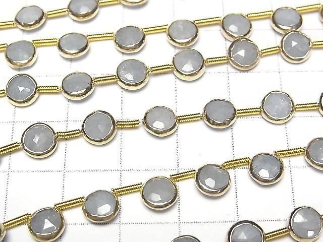 【動画】アクアマリン 枠留めコインカット 半連/1連(約18cm) サムネイル3