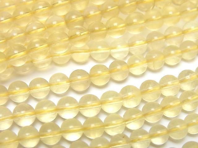 ゴールデンフローライト ゴールデンフローライト ラウンド4mm 1連｜天然石ビーズの卸問屋