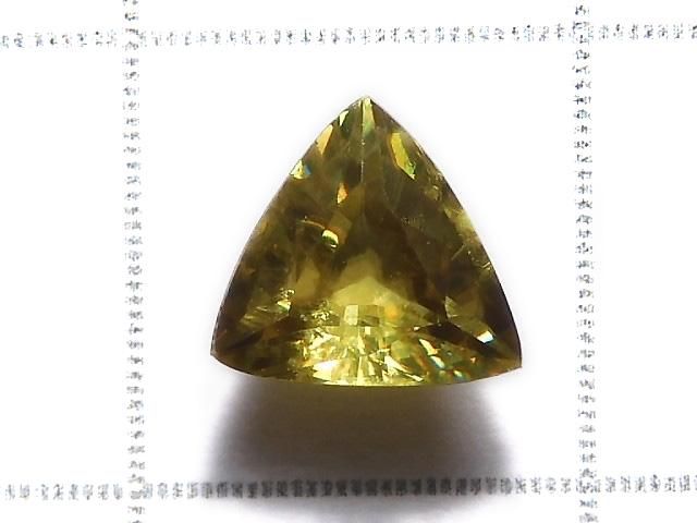 【動画】【1点もの】宝石質スフェーン(チタナイト)AAA ルース ファセットカット 1粒 NO.273 サムネイル2