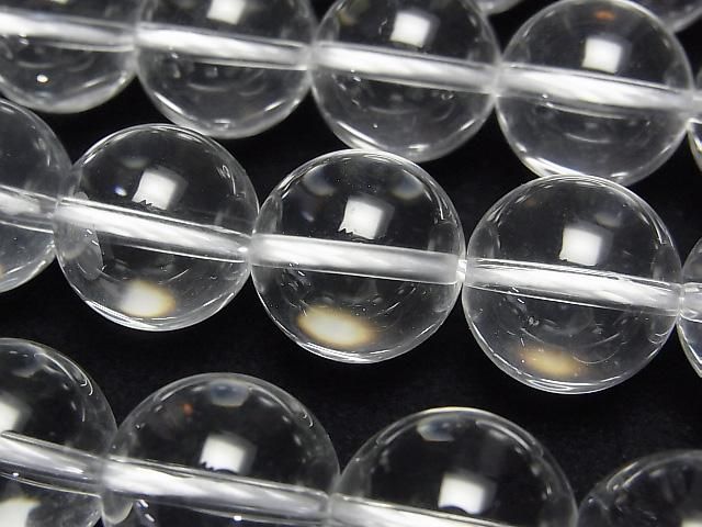 【動画】天然クリスタルAAA’ ラウンド15mm 1/4連~1連(約36cm)の画像
