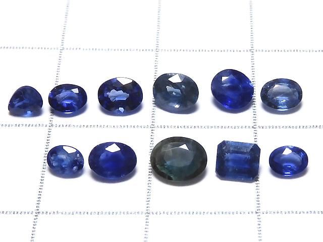 【動画】【1点もの】宝石質サファイアAAA ルース ファセットカット 11粒セット NO.132 サムネイル2
