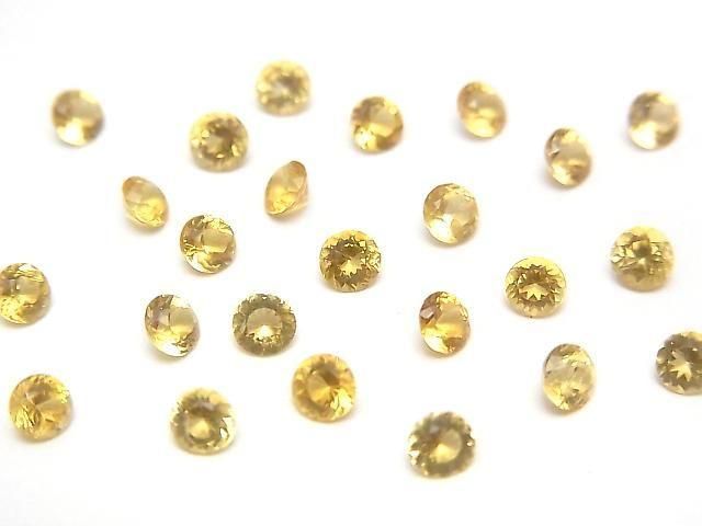 【動画】宝石質コンドロダイト ルース ラウンドファセットカット3×3mm 1粒の画像