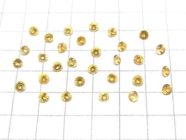 【動画】宝石質コンドロダイト ルース ラウンドファセットカット4×4mm 1粒 サムネイル4