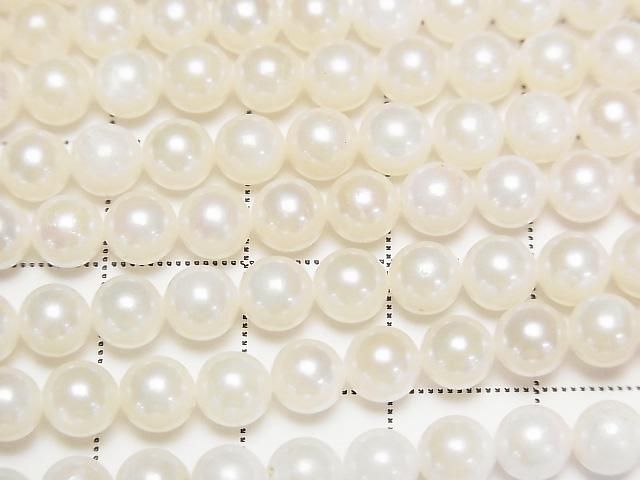 【動画】国産アコヤ真珠AA++ セミラウンド5~5.5mm ホワイト 半連/1連(約38cm) サムネイル2