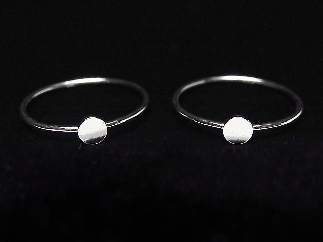 Silver925 リング 皿付き 1個の画像