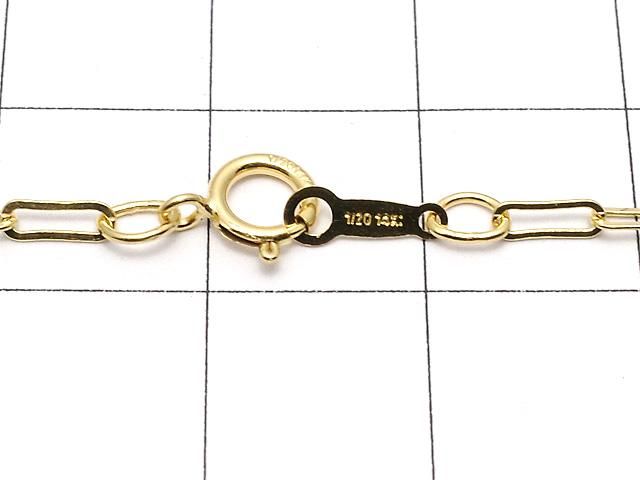 14KGF 長小豆(あずき) ペーパークリップチェーン 2.0mm 【40cm】【45cm】 ネックレス 1本 サムネイル2