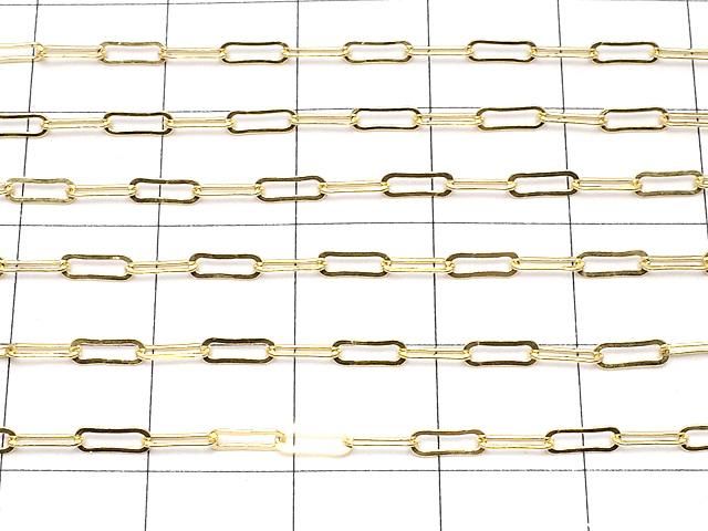 14KGF 長小豆(あずき) ペーパークリップチェーン 2.0mm 【40cm】【45cm】 ネックレス 1本 サムネイル3