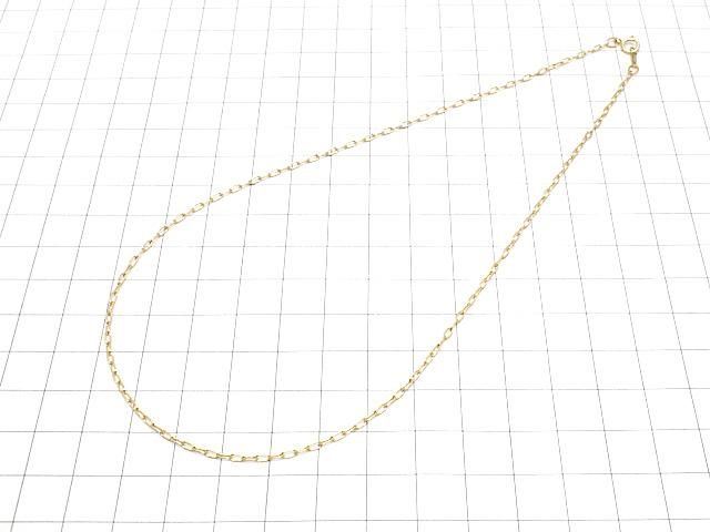 14KGF 長小豆(あずき) ペーパークリップチェーン 1.75mm 【40cm】【45cm】【50cm】 ネックレス 1本 サムネイル4
