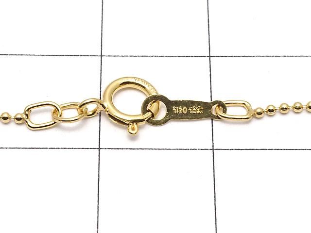 14KGF ボールチェーン 1.0mm 【40cm】 ネックレス 1本 サムネイル2