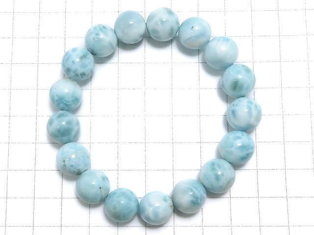 【動画】【1点もの】ラリマーAA++ ラウンド12mm 1連(ブレス) NO.17 サムネイル2