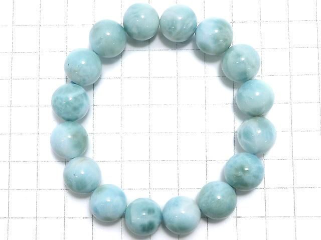 【動画】【1点もの】ラリマーAA++ ラウンド13mm 1連(ブレス) NO.22 サムネイル2