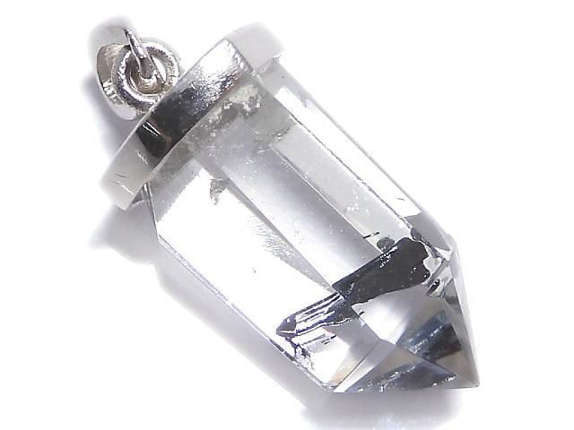 【動画】【1点もの】スティブナイトインクォーツ ペンダントトップ SILVER925製 NO.24の画像