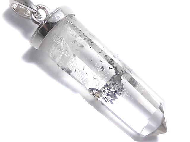 【動画】【1点もの】スティブナイトインクォーツ ペンダントトップ SILVER925製 NO.26の画像
