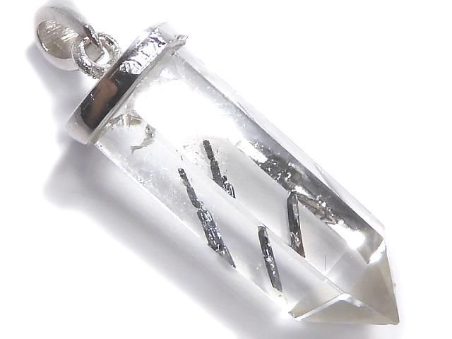 【動画】【1点もの】スティブナイトインクォーツ ペンダントトップ SILVER925製 NO.27の画像