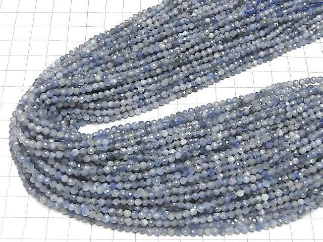 【動画】【素晴らしい輝き】カイヤナイトAA+ ラウンドカット3mm 1連(約36cm) サムネイル4