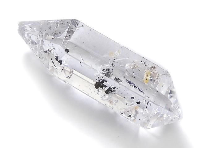 【動画】【1点もの】水入りダブルポイントクリスタル ルース 1個 NO.10の画像