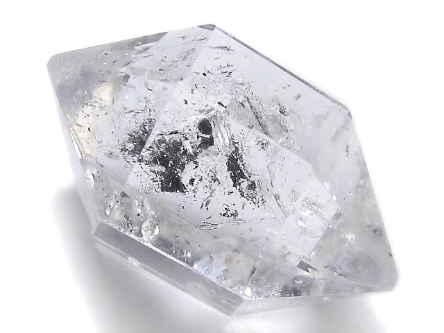 【動画】【1点もの】水入りダブルポイントクリスタル ルース 1個 NO.11の画像
