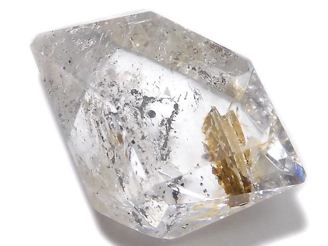 【動画】【1点もの】水入りダブルポイントクリスタル ルース 1個 NO.18の画像