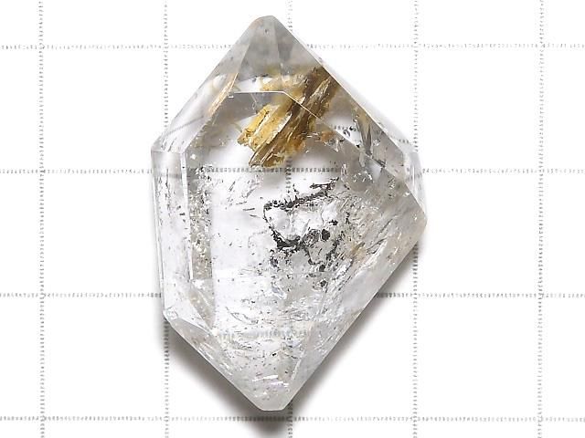 【動画】【1点もの】水入りダブルポイントクリスタル ルース 1個 NO.18 サムネイル2