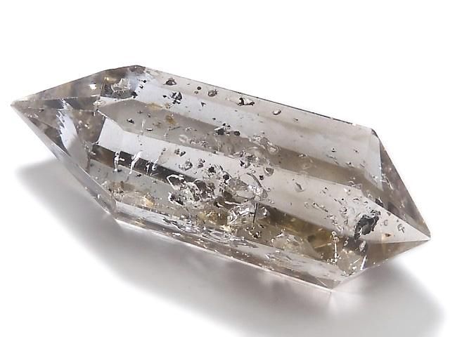 【動画】【1点もの】水入りダブルポイントクリスタル ルース 1個 NO.20の画像