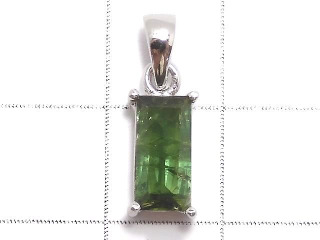 【動画】【1点もの】グリーントルマリンAAA- ファセットカット ペンダントトップ SILVER925製 NO.12 サムネイル2