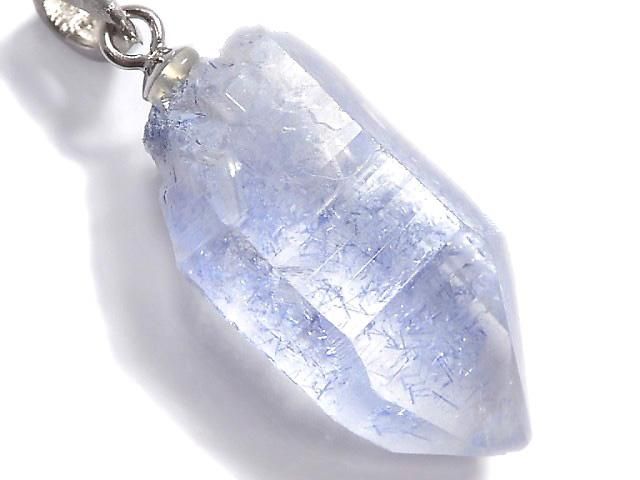 【動画】【1点もの】デュモルチェライトインクォーツAA++ ペンダントトップ SILVER925製 NO.20の画像