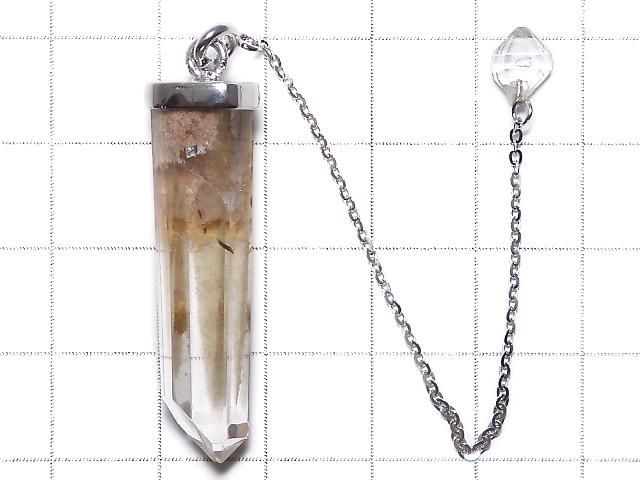 【動画】【1点もの】ガーデンクォーツAA++ ペンデュラム SILVER925製 NO.7 サムネイル2