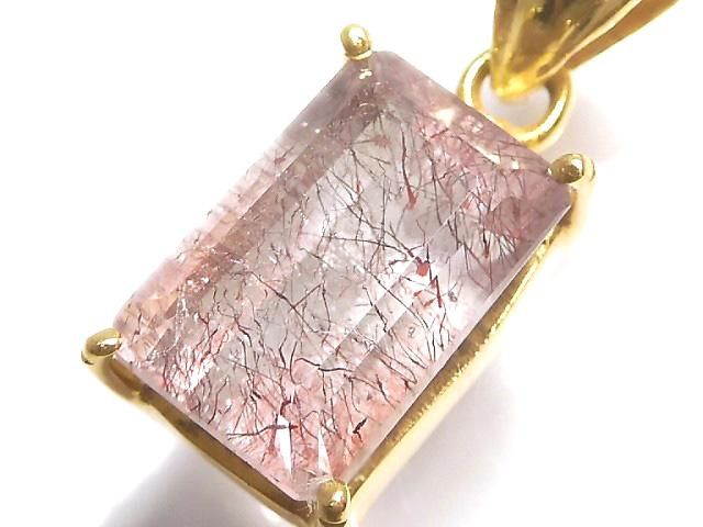 【動画】【1点もの】エレスチャルクォーツAAA- ペンダントトップ 18KGP製 NO.170の画像