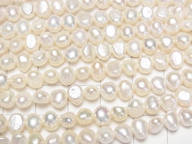 【動画】淡水真珠AA++ ポテト~バロック5.5~6mm ホワイト 1連(約36cm) サムネイル2
