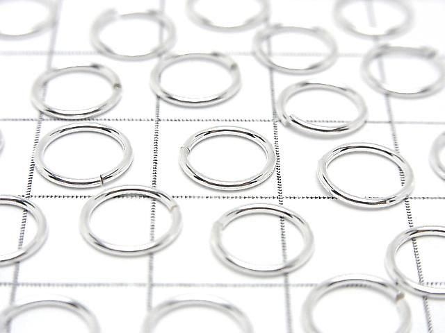 Silver925 丸カン(オープンタイプ) 【5mm】【8mm】【10mm】 線径0.8mm 生地 10個 サムネイル2