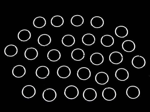Silver925 丸カン(オープンタイプ) 【5mm】【8mm】【10mm】 線径0.8mm 生地 10個 サムネイル4