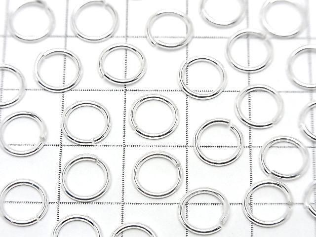 Silver925 丸カン(オープンタイプ) 【6mm】【8mm】 線径1.0mm 生地 10個 サムネイル3