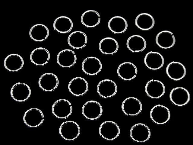 Silver925 丸カン(オープンタイプ) 【6mm】【8mm】 線径1.0mm 生地 10個 サムネイル4