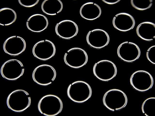 Silver925 丸カン(オープンタイプ) 【3mm】【4mm】【5mm】 線径0.5mm ロジウム 20個の画像