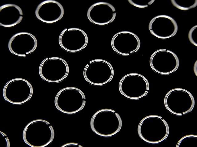 Silver925 丸カン(オープンタイプ) 【3mm】【4mm】【5mm】【6mm】 線径0.6mm ロジウム 20個の画像