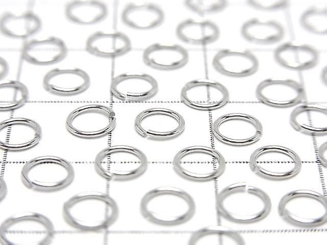 Silver925 丸カン(オープンタイプ) 【3mm】【4mm】【5mm】【6mm】 線径0.6mm ロジウム 20個 サムネイル2