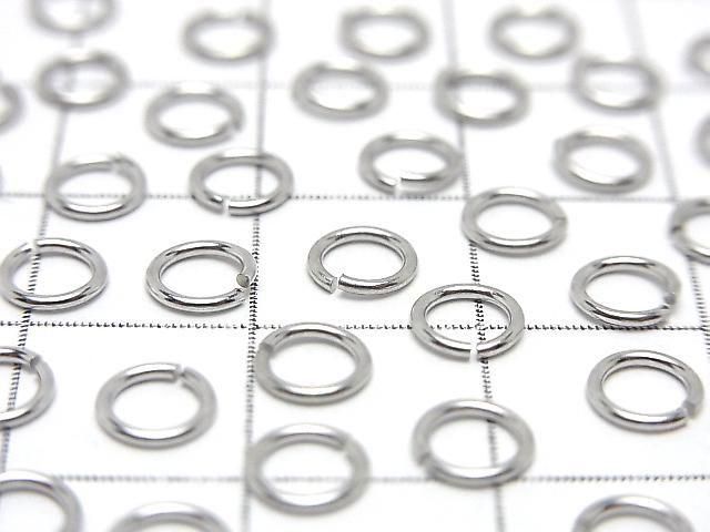 Silver925 丸カン(オープンタイプ) 【5mm】【6mm】 線径0.7mm ロジウム 20個 サムネイル2