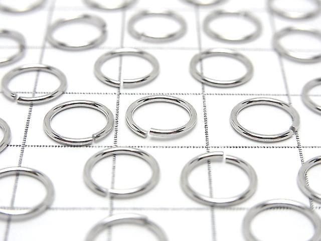 Silver925 丸カン(オープンタイプ) 【5mm】【6mm】【8mm】【10mm】 線径0.8mm ロジウム 10個 サムネイル2
