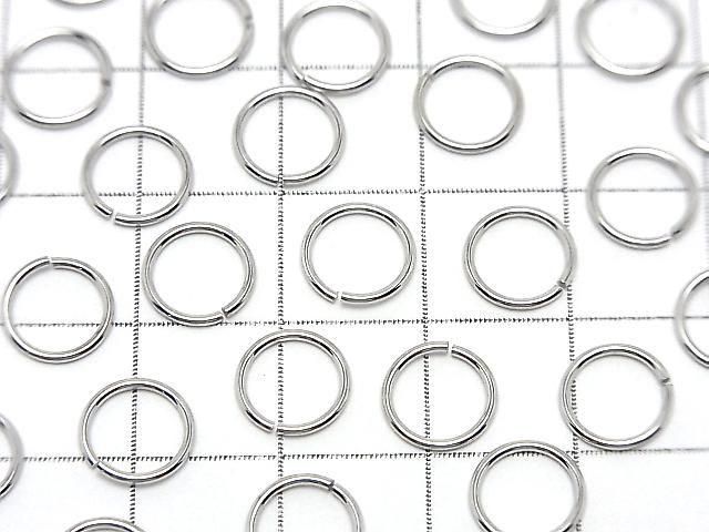 Silver925 丸カン(オープンタイプ) 【5mm】【6mm】【8mm】【10mm】 線径0.8mm ロジウム 10個 サムネイル3