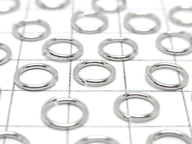 Silver925 丸カン(オープンタイプ) 【6mm】【8mm】 線径1.0mm ロジウム 10個 サムネイル2